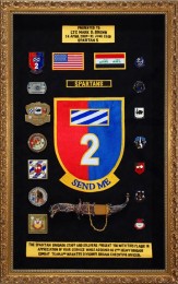 Military Shadow Box Examples - 2nd Brigade Combat Team, 3rd ID