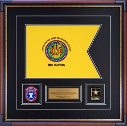 U.S. Army Recruiting Guidon Example – Big Rapids United States Army Recruiting Station
