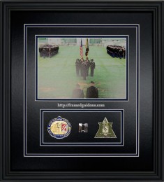 Custom Framed Army Ceremony Military Photo 192nd Brigade