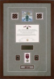 Bronze Star Medal With Ribbon And Patches