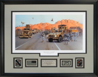 Framed Limited Edition Print Titled Sustaining Victory
