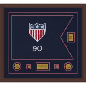 Adjutant General 28” x 20” Guidon Design 2820-D2-M6 Framed