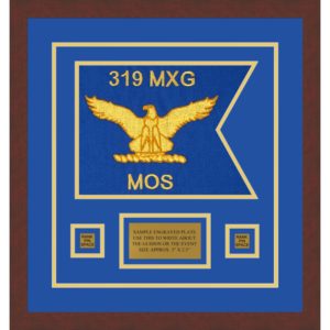 Air Force 12” x 9” Guidon Design 129-D1-M3 Framed