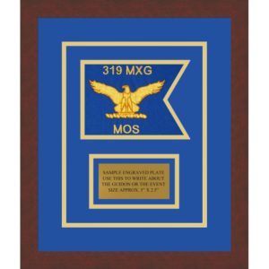 Air Force 7” x 5” Guidon Design 75-D1-M3 Framed