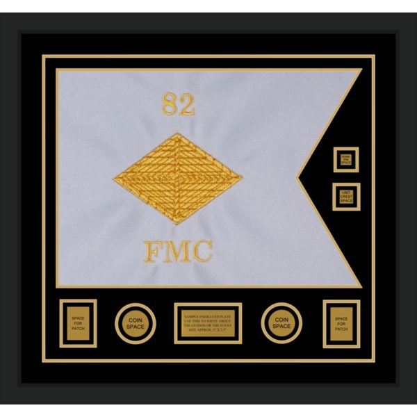 Finance Corps 28” x 20” Guidon Design 2820-D3-M5 Framed