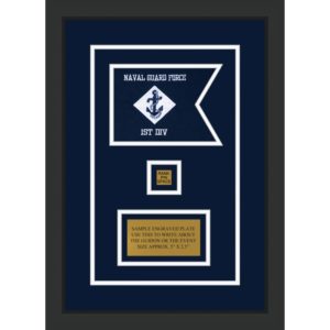 Navy 7” x 5” Guidon Design 75-D2-M2