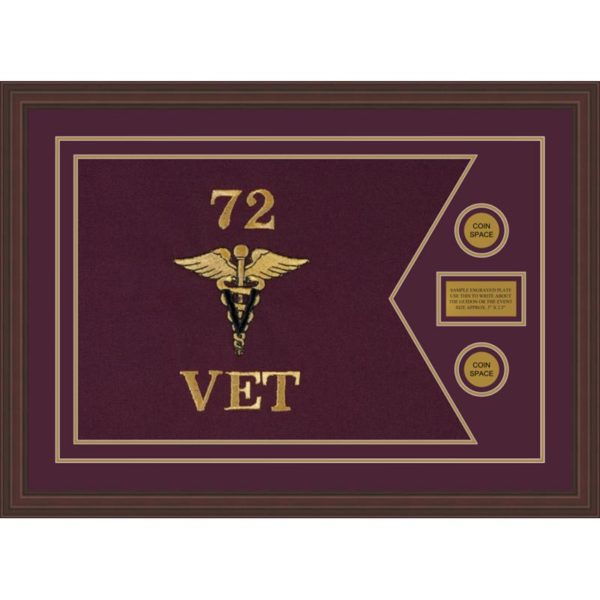 Veterinary Corps 28” x 20” Guidon Design 2820-D1-M6
