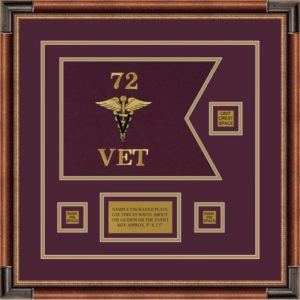 Veterinary Corps 12” x 9” Guidon Design 129-D2-M1