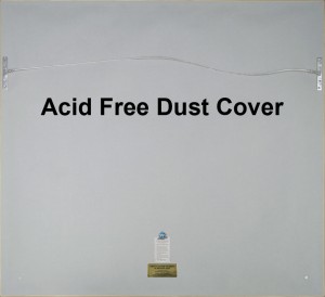 Light gray color Indicates A Acid-Free Dust Cover