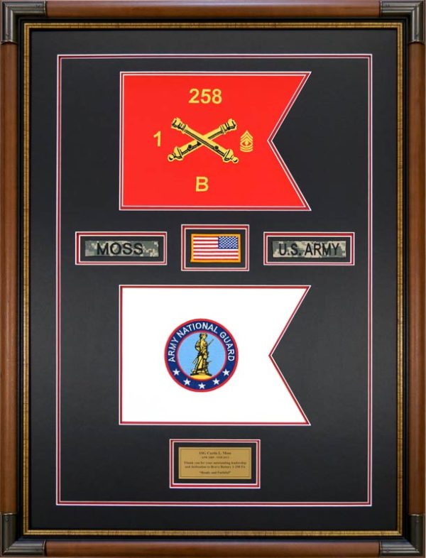 Custom Guidon Framing - Framed Guidons*