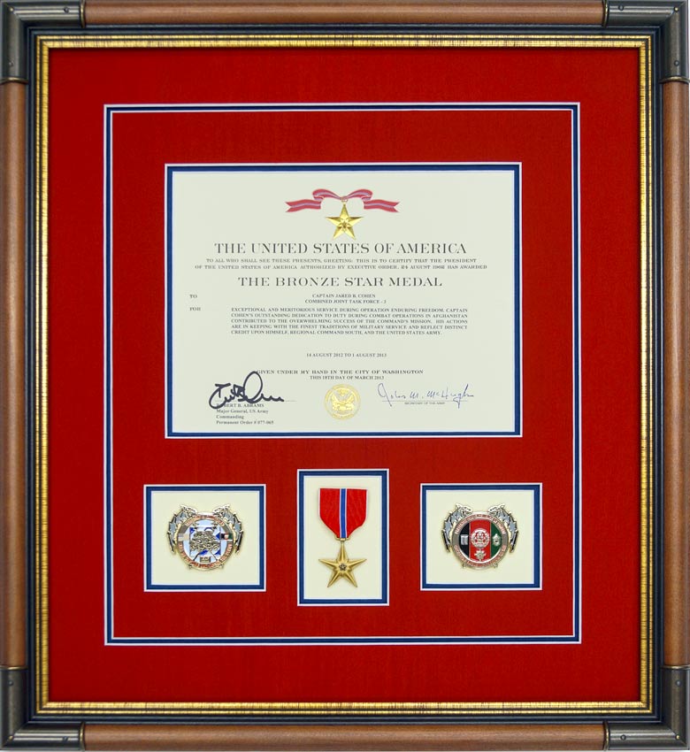 military award certificate template