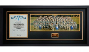 Ranger School Diploma Frame With Photo And Tab