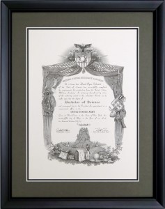 West Point Diploma With Simple Design And Black Frame