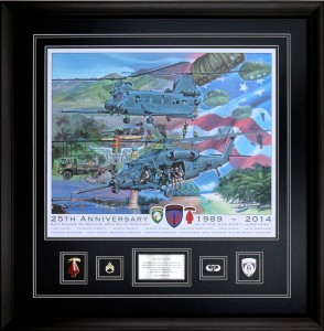 Night Stalkers 3rd Battalion 160th Special Operations Aviation Regiment Military Shadow Box With Print