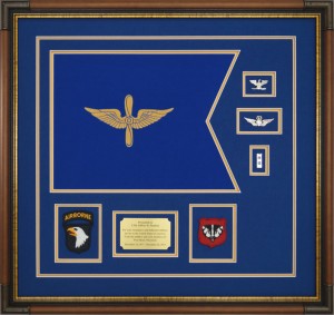 Aviation Retirement Guidon Without Unit Designation Custom Frame