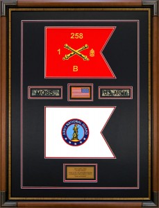 Field Artillery Guidon - National Guard Field Artillery And Seal of National Guard