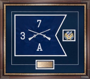 Infantry Guidon – 3rd Battalion 7th Infantry Regiment framed Guidon Example