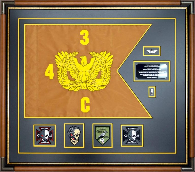 Warrant Officer Guidon Regulation Size 4th Battalion, 3rd Aviation