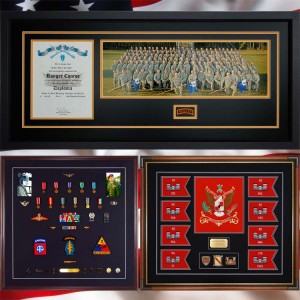 Completed Projects Gallery Examples of Custom Military Framing