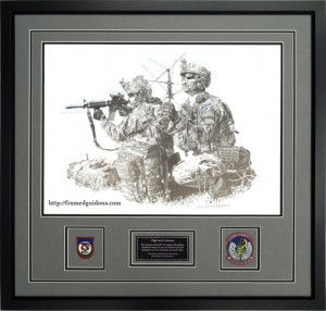 Forward Air Controllers - Custom Framed Military Print