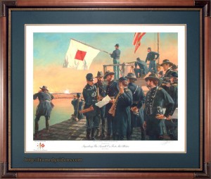 Signaling The Assault On Fort McAllister By Don Troiani - Framed Military Print