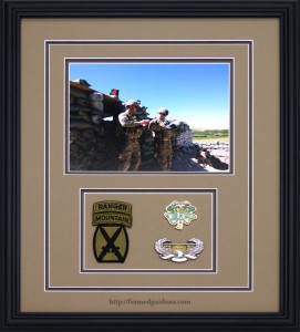 US Army Ranger Deployment - Framed Military Photo